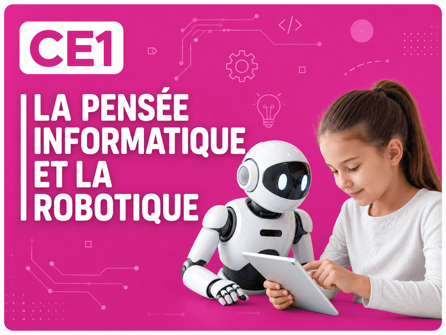 La pensée informatique et la robotique — CE1